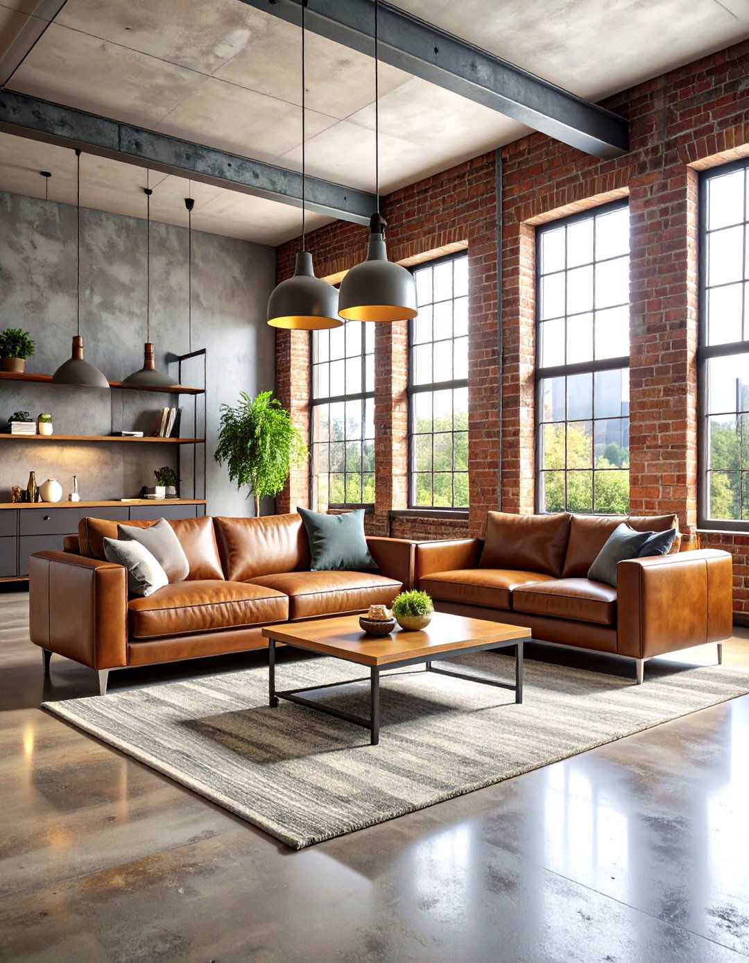 Industrial Grey Living Room Design - 24 Grey Living Room Ideas