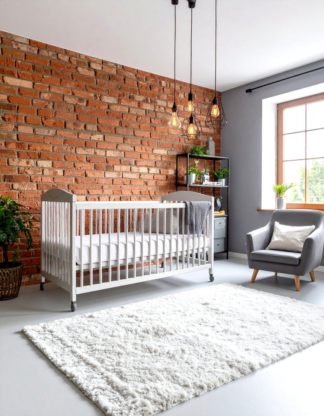 Industrial Grey Loft Nursery - 24 Grey Nursery Ideas