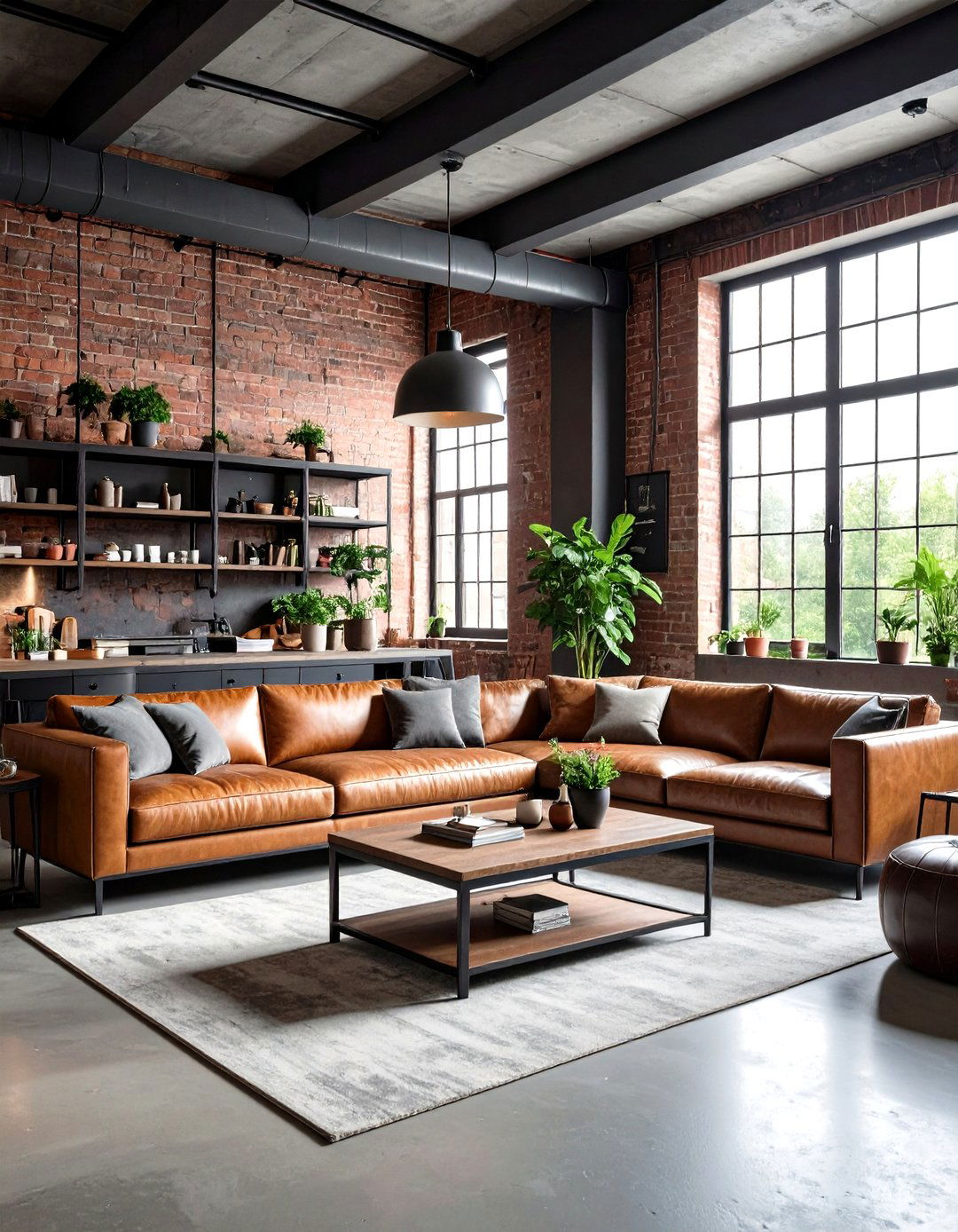 Industrial Grey and Cream Living Room Style - 24 Grey and Cream Living Room Ideas