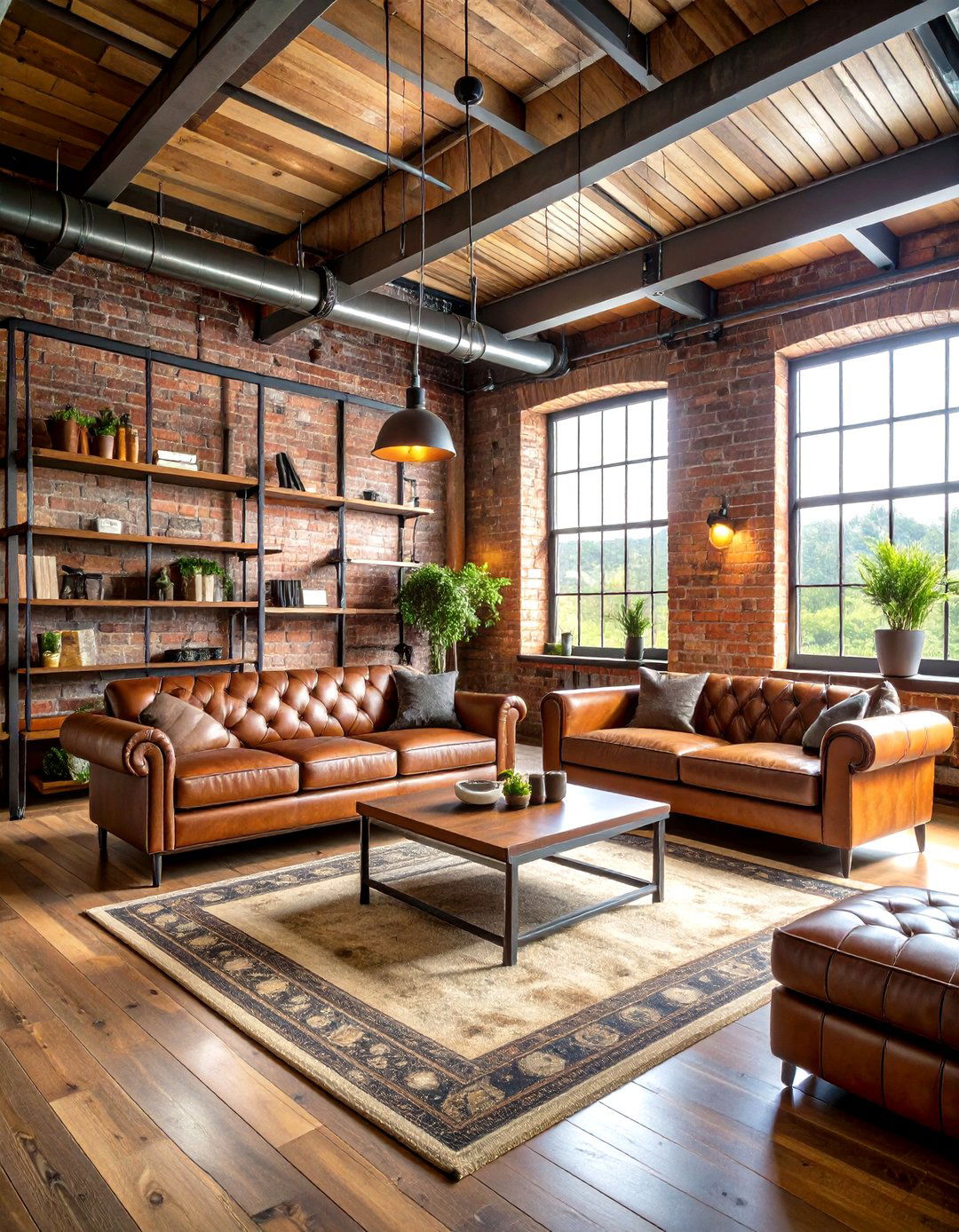 Industrial Hunting Loft Style - 24 Hunting Room Ideas