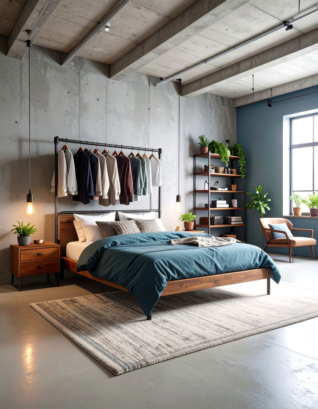 Industrial Indie Room with Urban Elements - 24 Indie Room Ideas