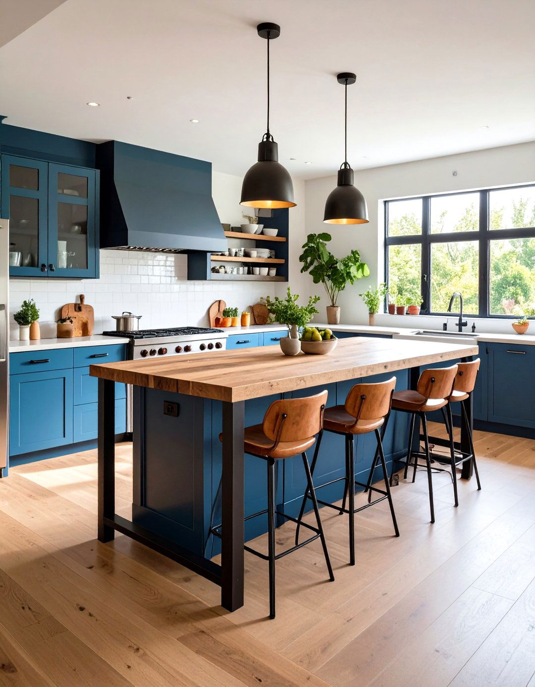 Industrial Kitchen Islands - 24 Industrial Interior Design Style Ideas