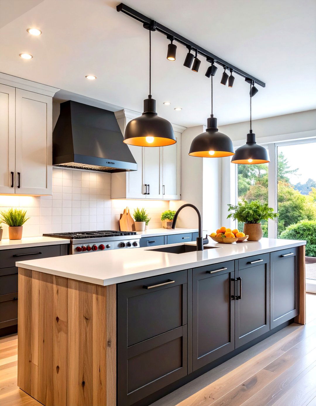 Industrial Kitchen Sink Track Lighting Systems - 24 Kitchen Sink Lighting Ideas