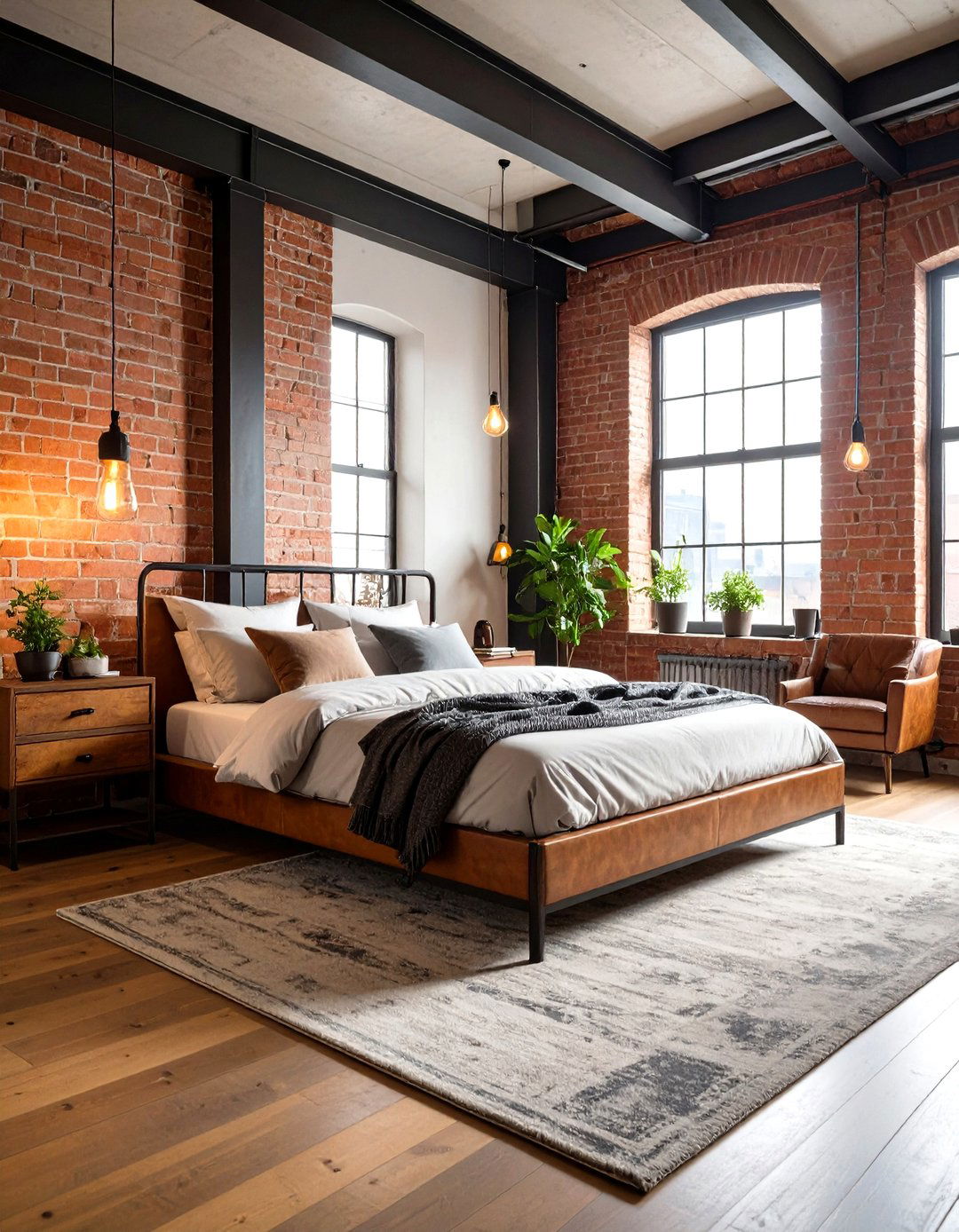 Industrial Loft Bedroom Design - 24 Bedroom Interior Design Ideas