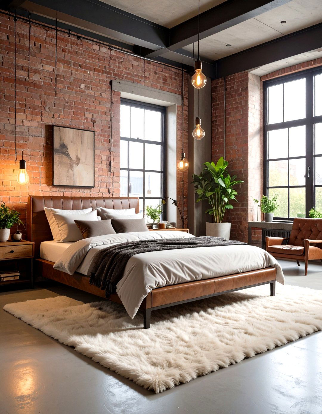 Industrial Loft Bedroom - 24 Bedroom Decor Ideas