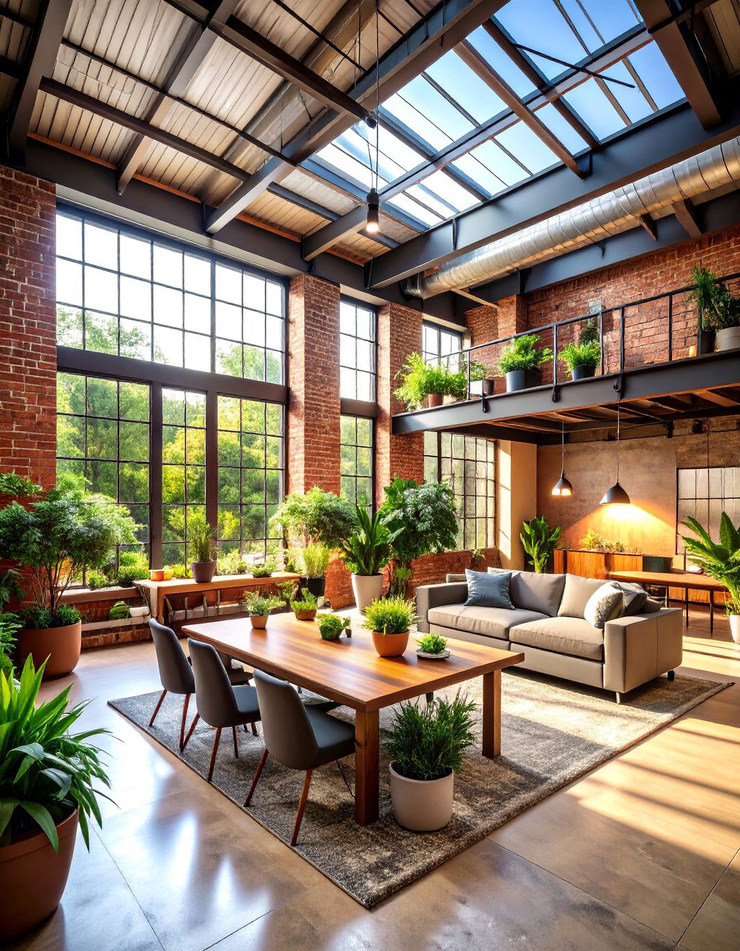 Industrial Loft Brown Brick Style - 24 Brown Brick Exterior Home Ideas