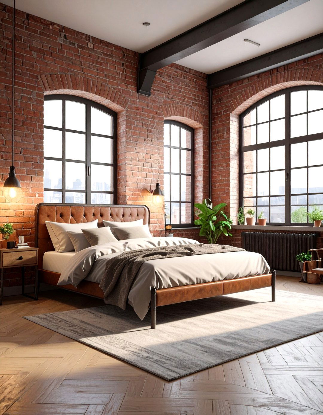 Industrial Loft Conversion Style - 24 Paris-themed Bedroom Ideas