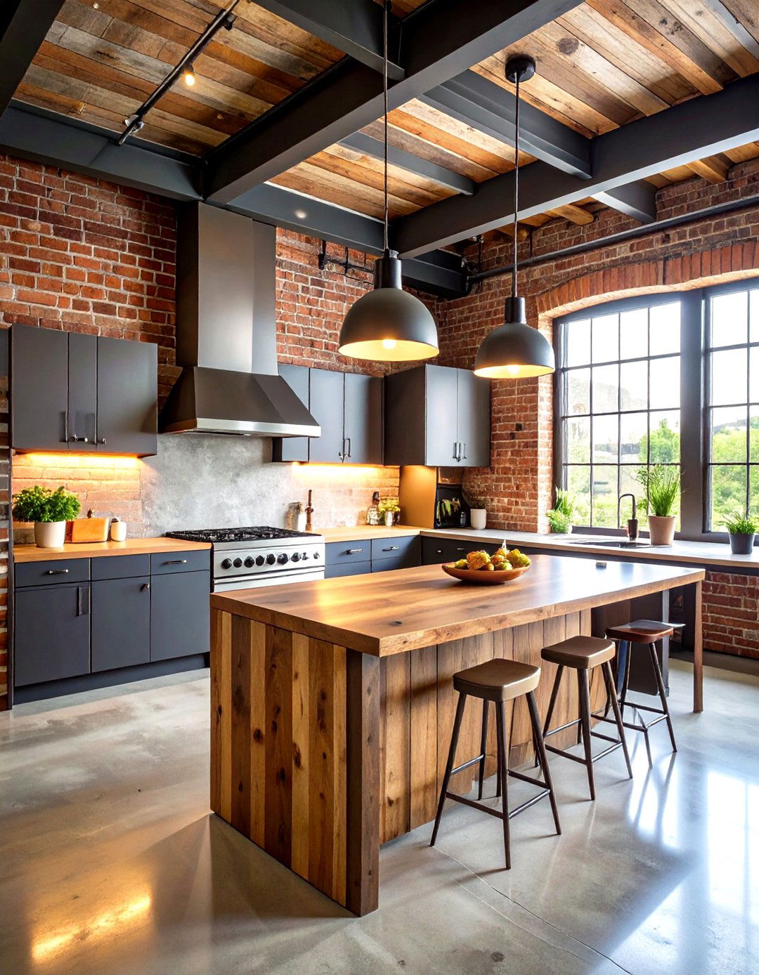 Industrial Loft Kitchen Style - 24 Kitchen With Stainless Steel Appliances