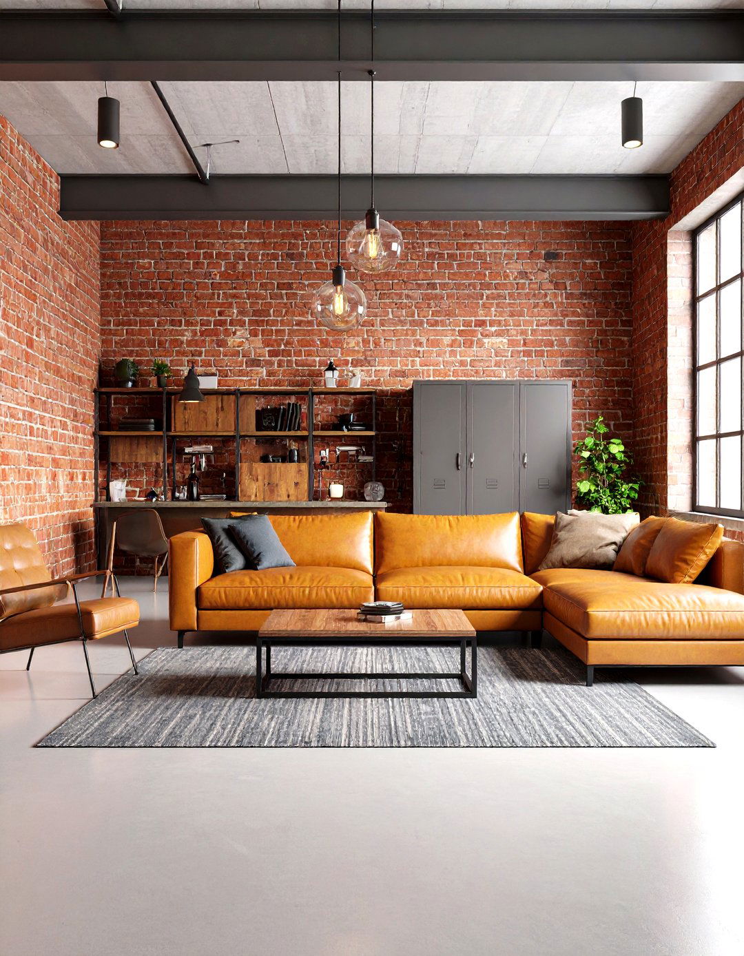 Industrial Loft Living Room - 24 Living Room Design Ideas