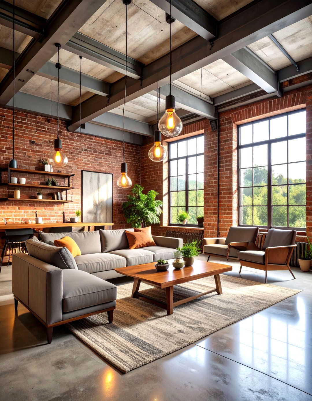 Industrial Loft Style Man Cave Living Room - 24 Man Cave Living Room Ideas