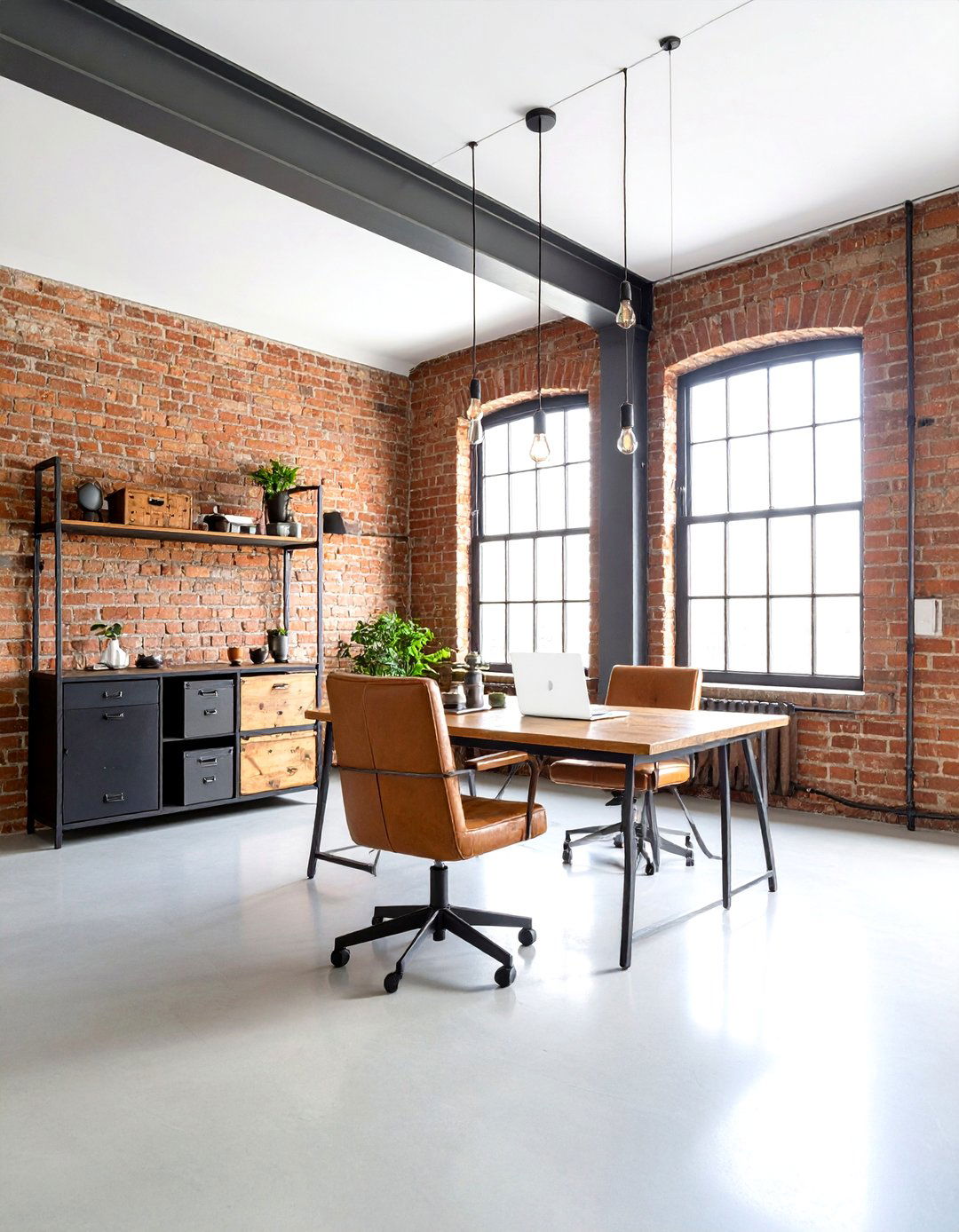 Industrial Loft Workspace - 24 Aesthetic Room Ideas