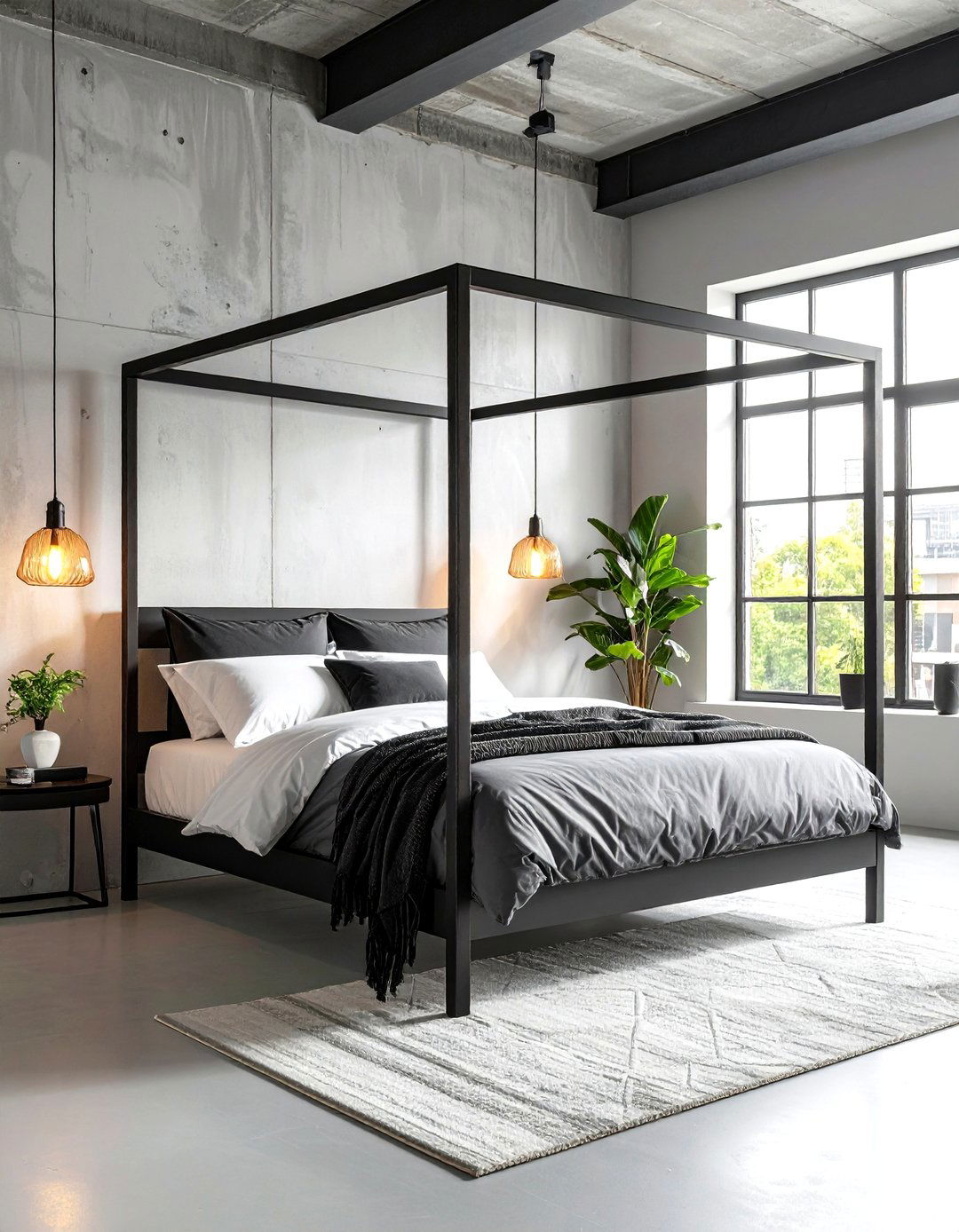Industrial Metal Canopy Bed Frame - 24 Canopy Bed Ideas