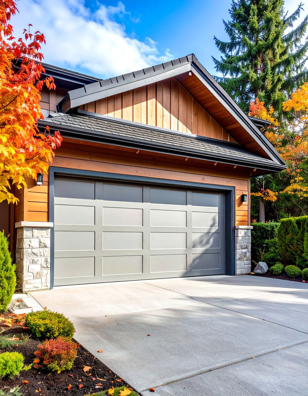 Industrial Metal Garage Door Trim - 24 Exterior Garage Door Trim Ideas