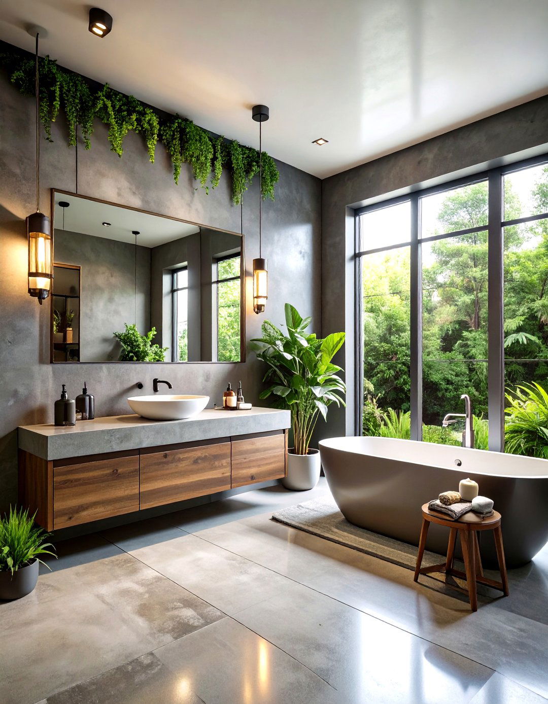 Industrial Metal Panel Accents - 24 Powder Room Wainscoting Ideas