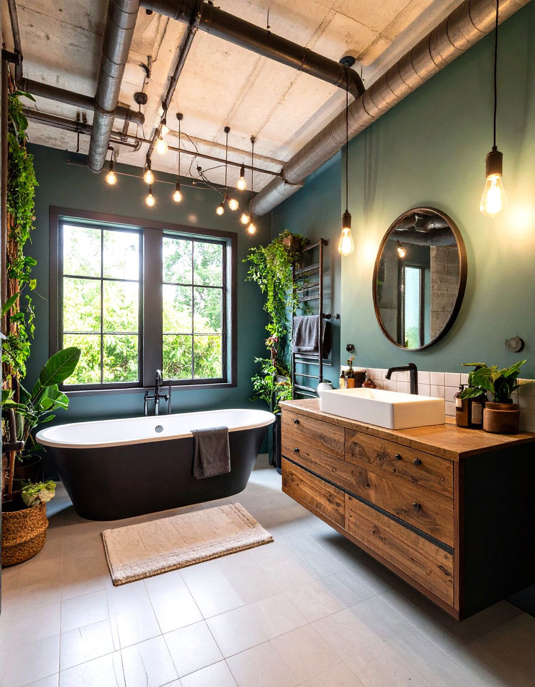 Industrial Modern Aesthetics - 24 Small Ensuite Design Ideas