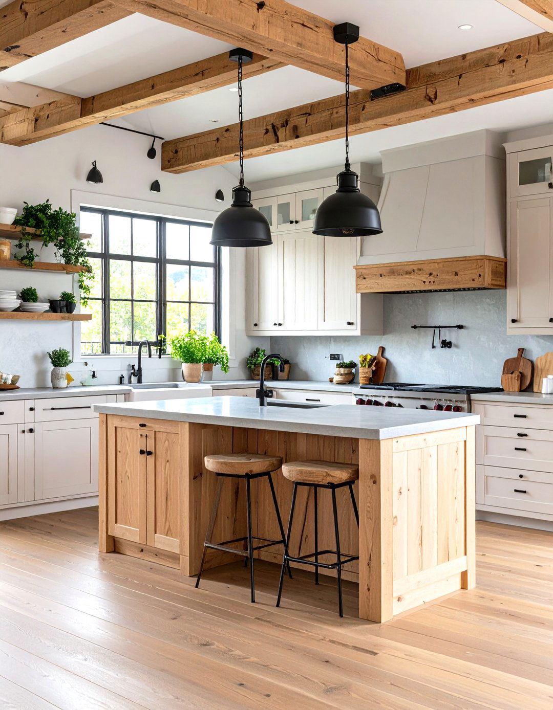 Industrial Modern Birch Kitchen - 24 Kitchens With Light Wood Cabinets