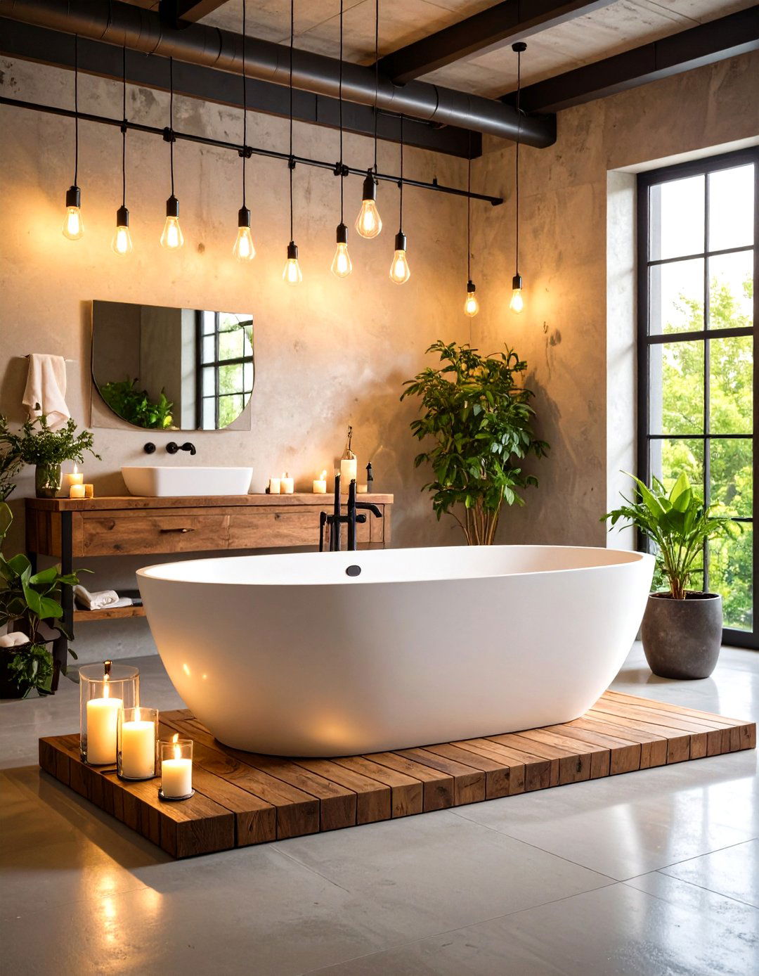 Industrial Modern Drop in Tub - 24 Drop in Tub Ideas