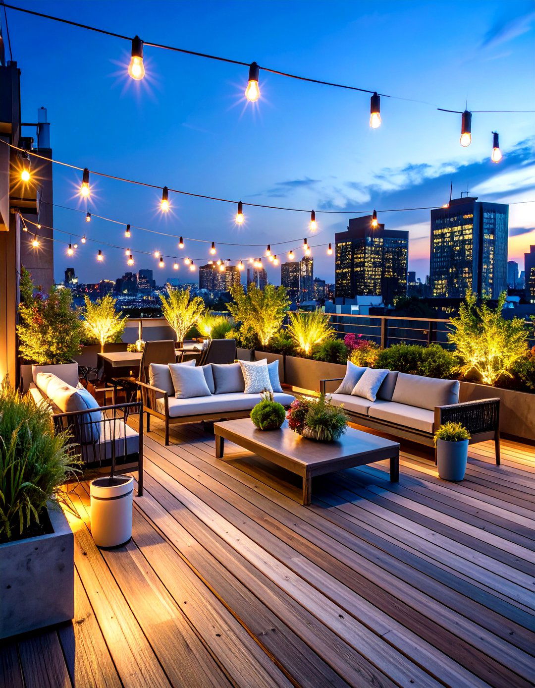 Industrial Modern Rooftop Deck - 24 Rooftop Deck Ideas