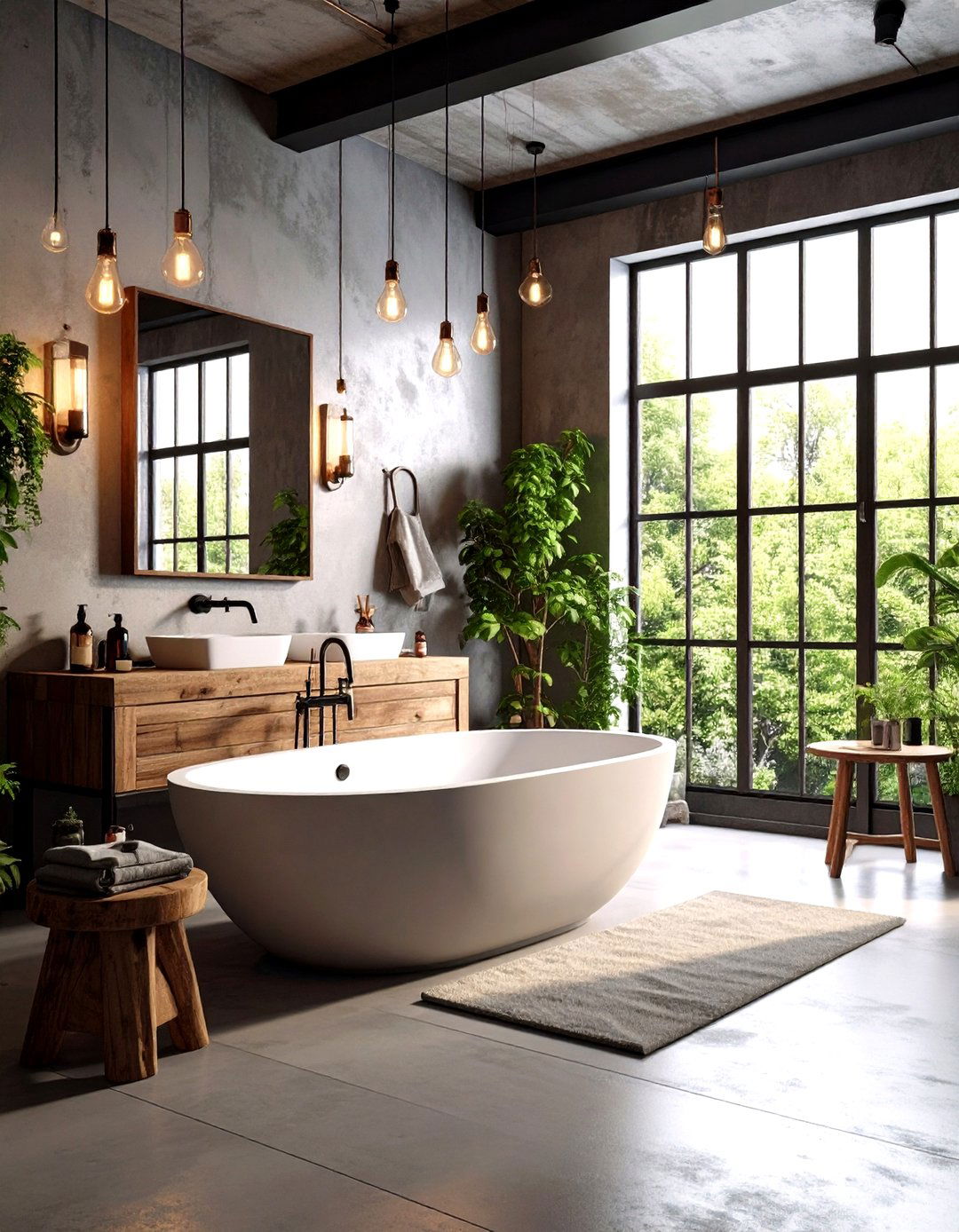 Industrial Modern Spa Loft - 24 Spa Decor Ideas
