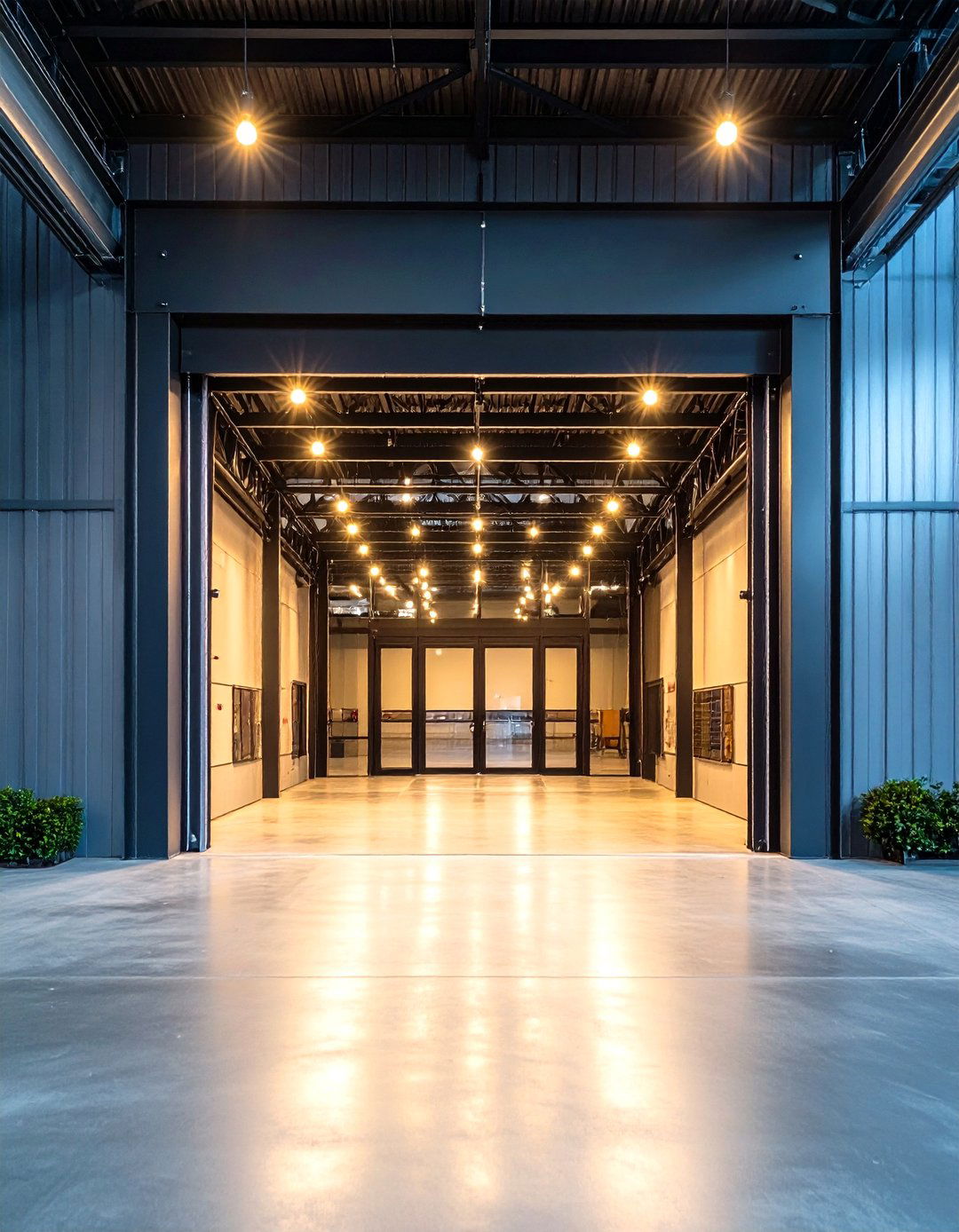 Industrial Modern Wedding Entrance - 24 Wedding Entrance Ideas