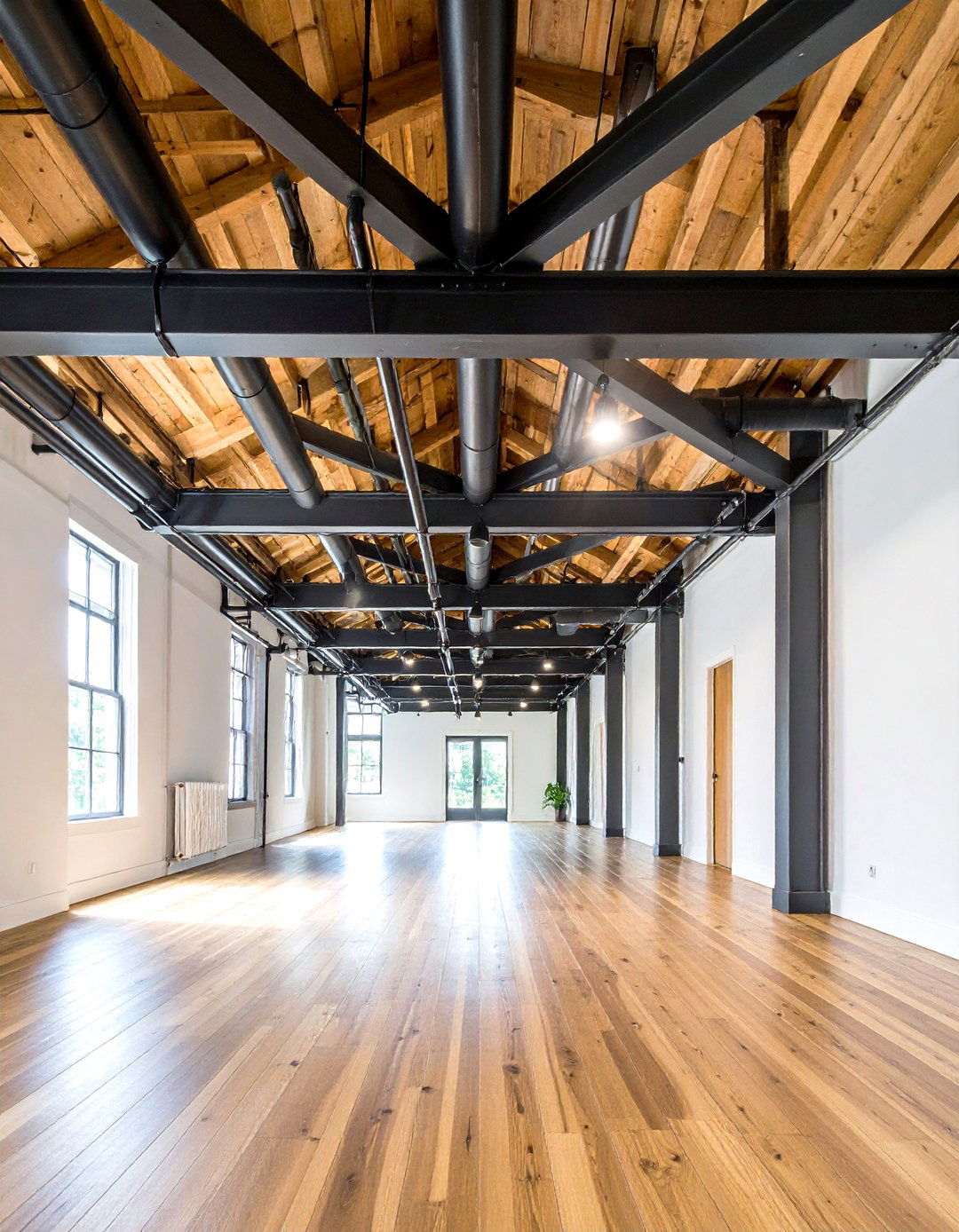 Industrial Pipe Ceiling Beam Framework - 24 Decorative Ceiling Beam Ideas