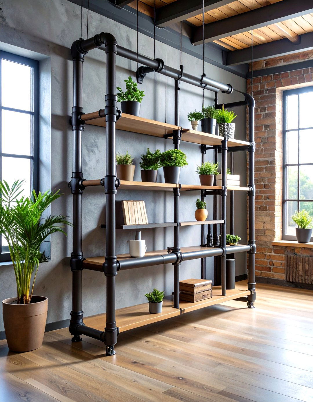 Industrial Pipe Display - 24 Photo Display Ideas