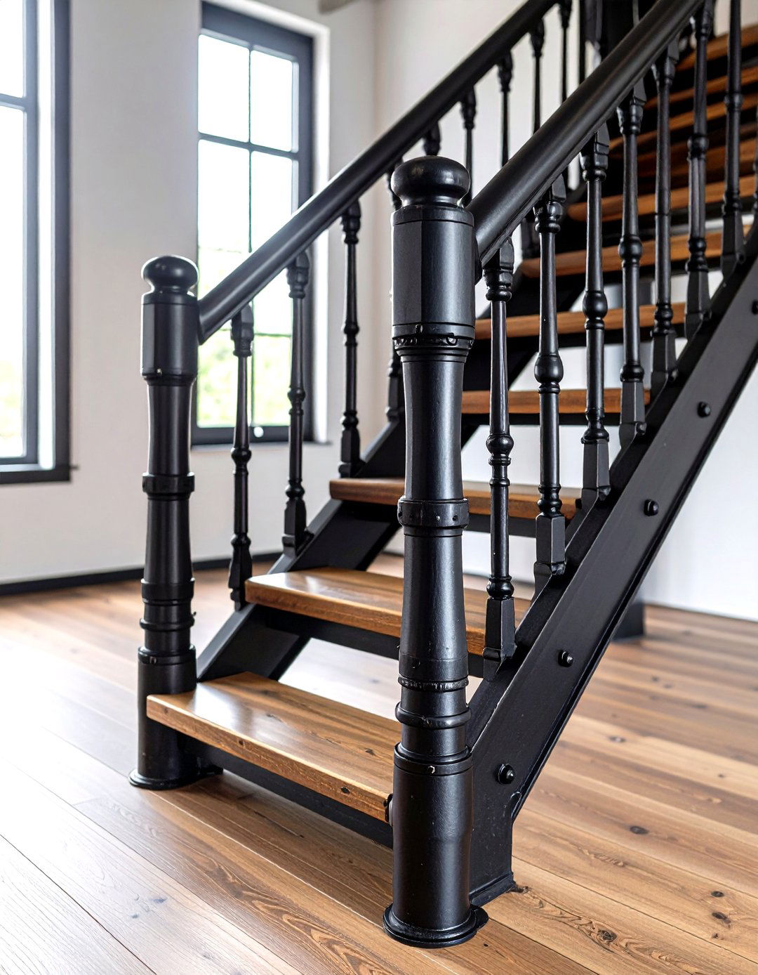 Industrial Pipe Railing Designs - 24 Stair Railing Ideas