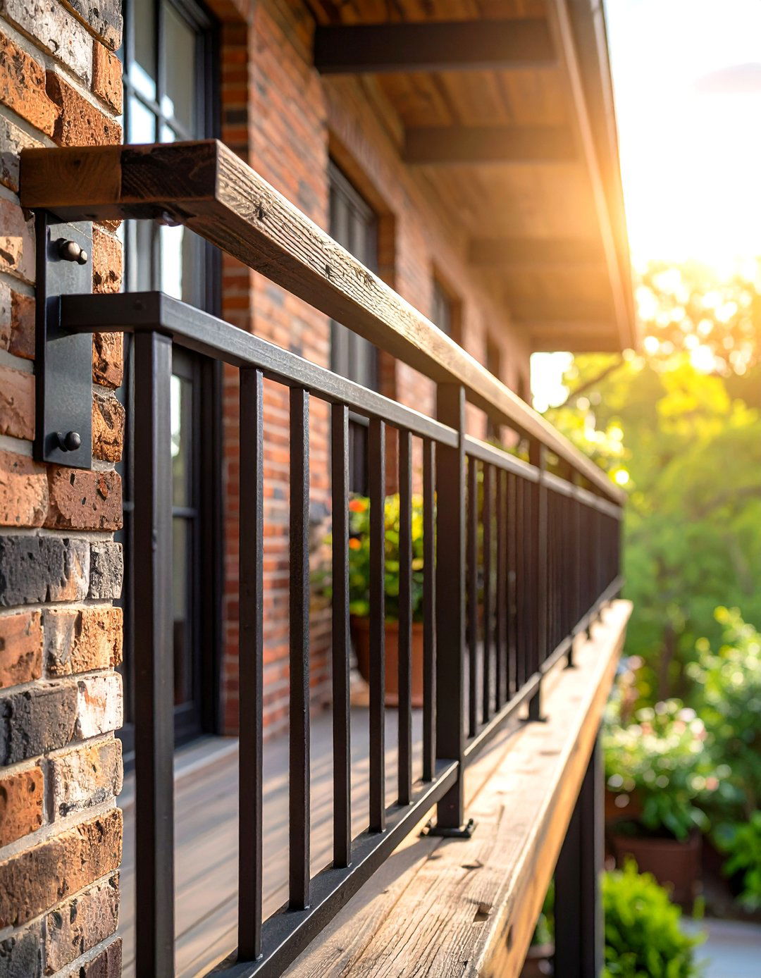 Industrial Rustic Balcony Ironwork - 24 Wrought Iron Balcony Railing Design Ideas