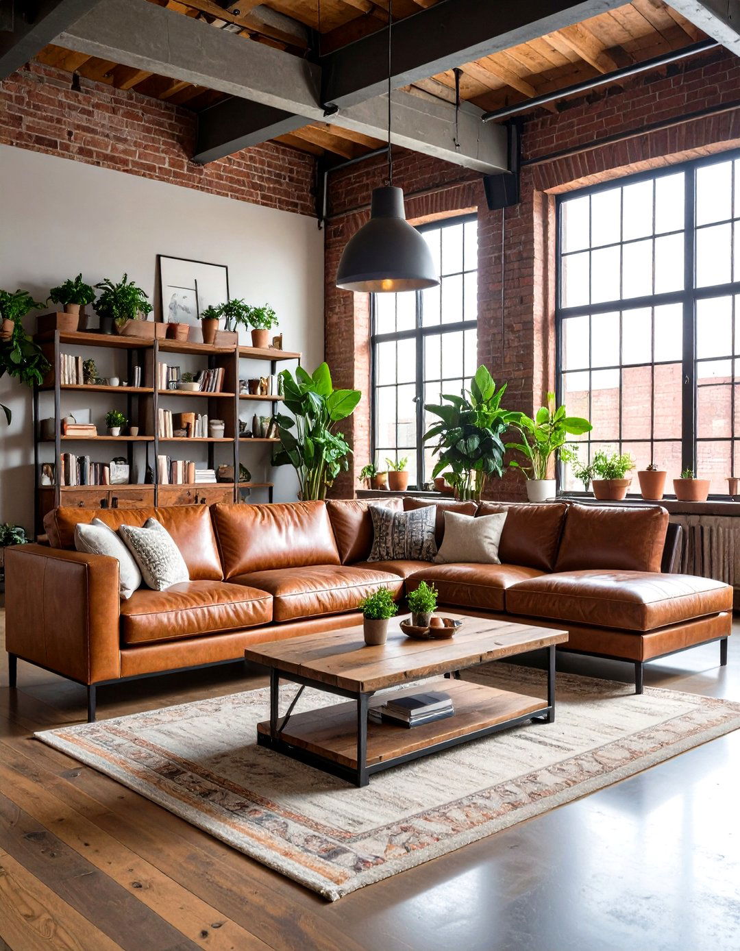 Industrial Sectional Edge - 24 Sectional Living Room Ideas