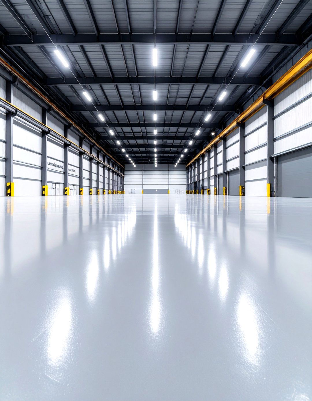 Industrial Solid Color Floors - 24 Epoxy Floor Designs