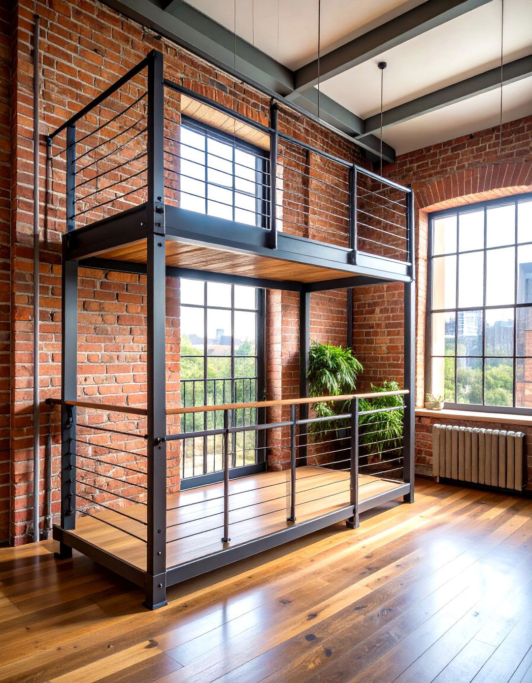 Industrial Steel Cable Balcony - 24 Dormer Balcony Ideas