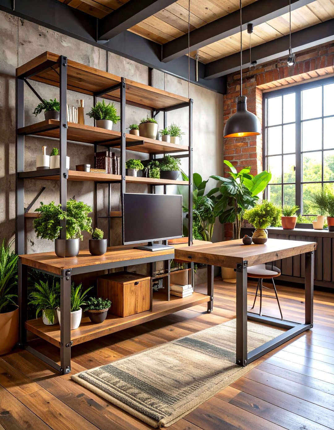 Industrial Steel and Wood TV Stands - 24 Tv Stand Ideas