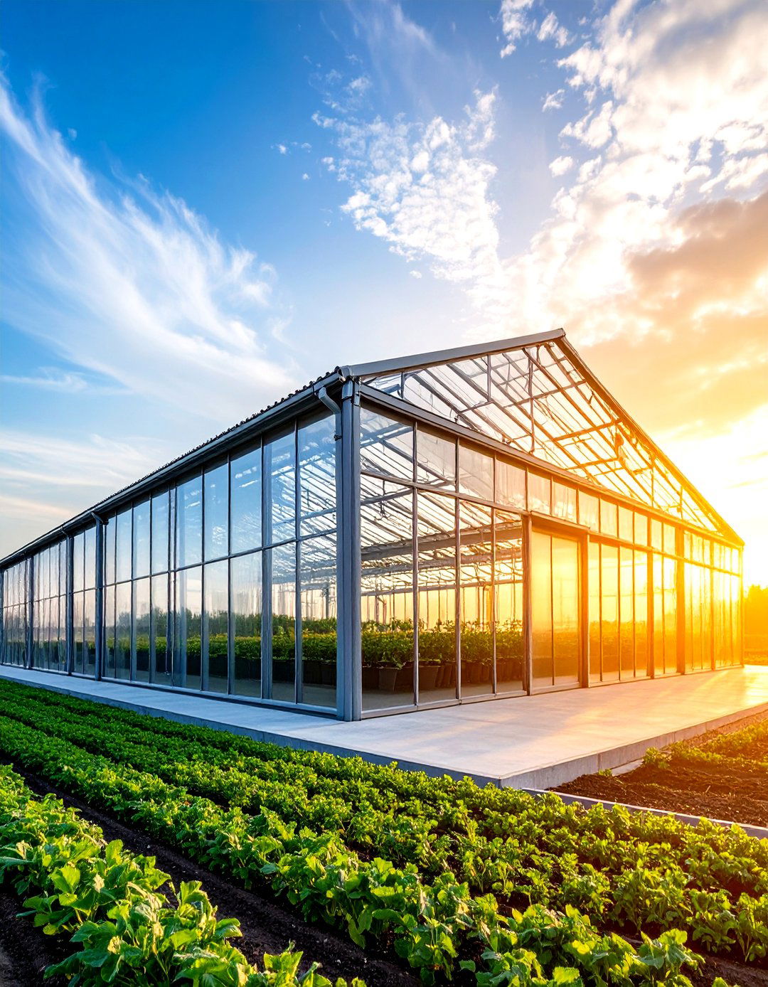 Industrial Style Greenhouse Shed with Exposed Structure - 24 Greenhouse and Shed Combo Ideas
