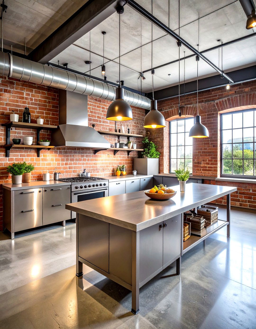Industrial Style Kitchen Design - 24 Office Kitchen Ideas