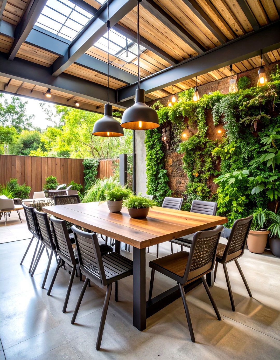 Industrial Urban Loft - 24 Outdoor Dining Area Ideas