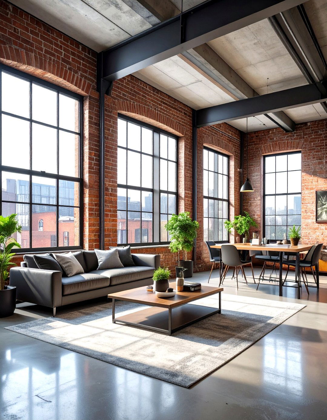 Industrial Urban Loft - 24 Houses With Black Windows