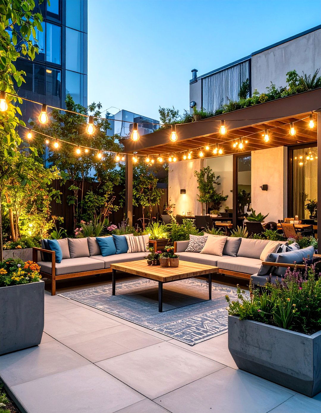 Industrial Urban Patio - 24 Small Backyard Patio Ideas