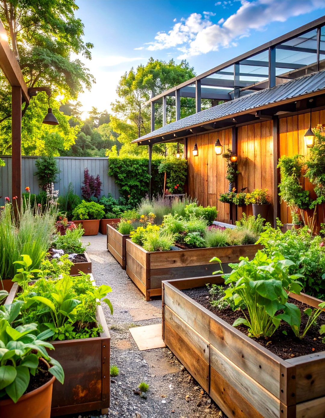 Industrial Vintage Garden Style - 24 Vintage Garden Ideas