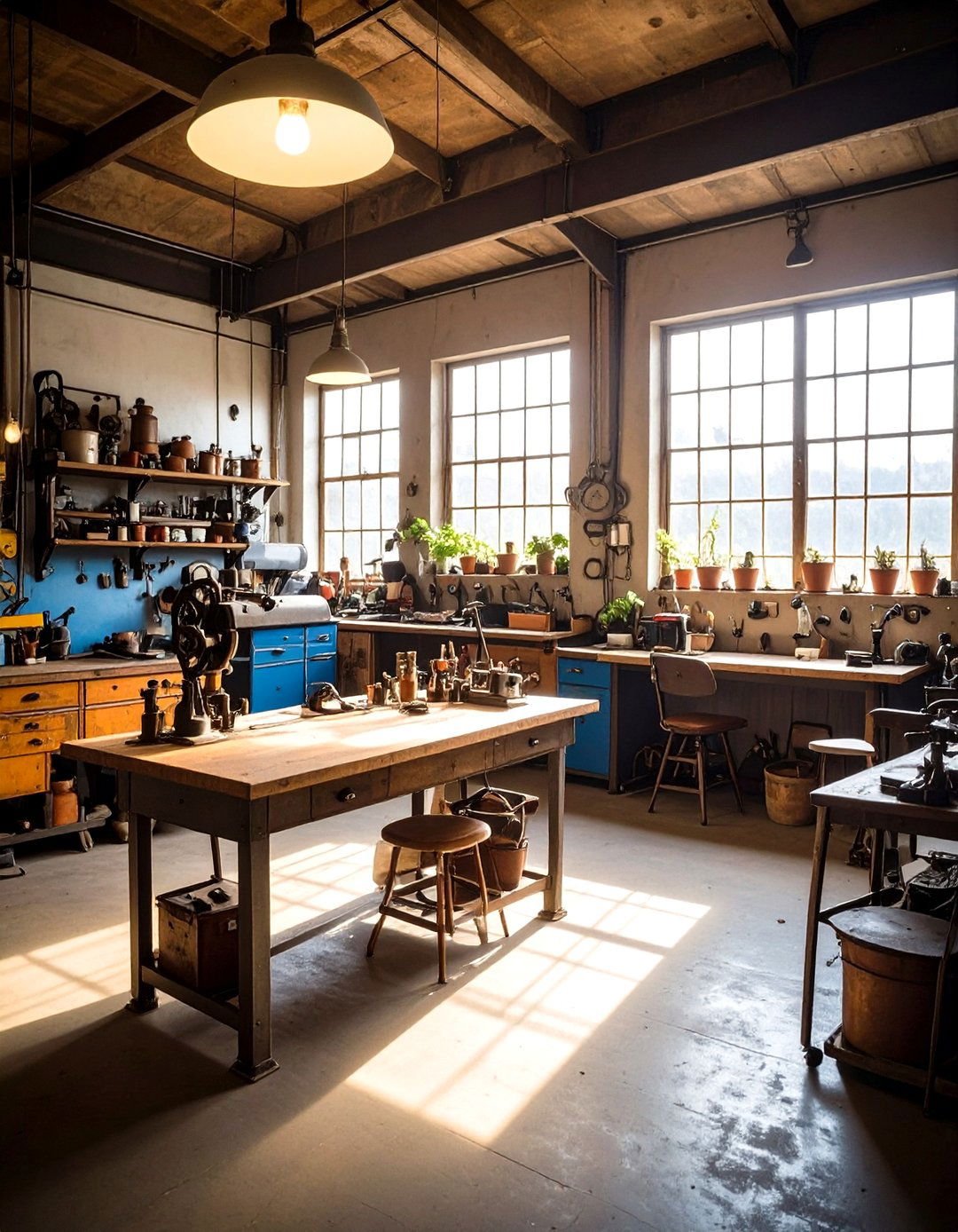 Industrial Vintage Workshop - 24 Vintage Decor Ideas