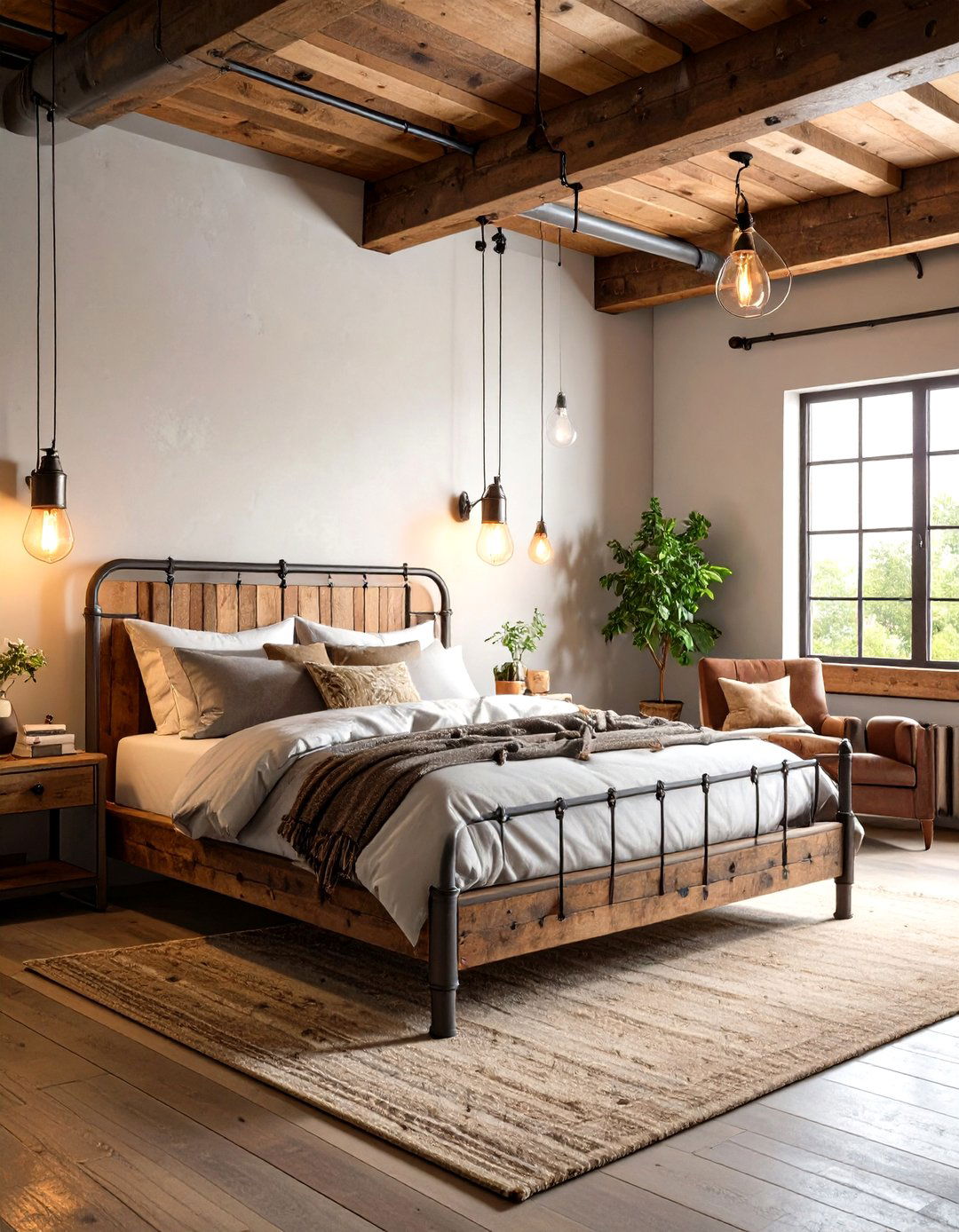 Industrial Western Bedroom - 24 Western Bedroom Ideas
