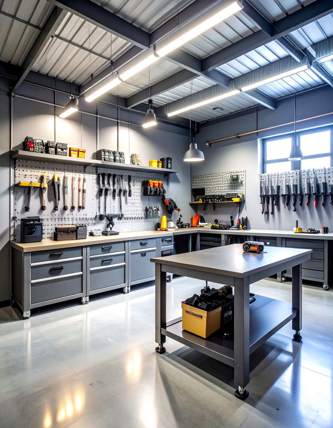 Industrial Workshop Gun Room - 24 Man Cave Gun Room Ideas