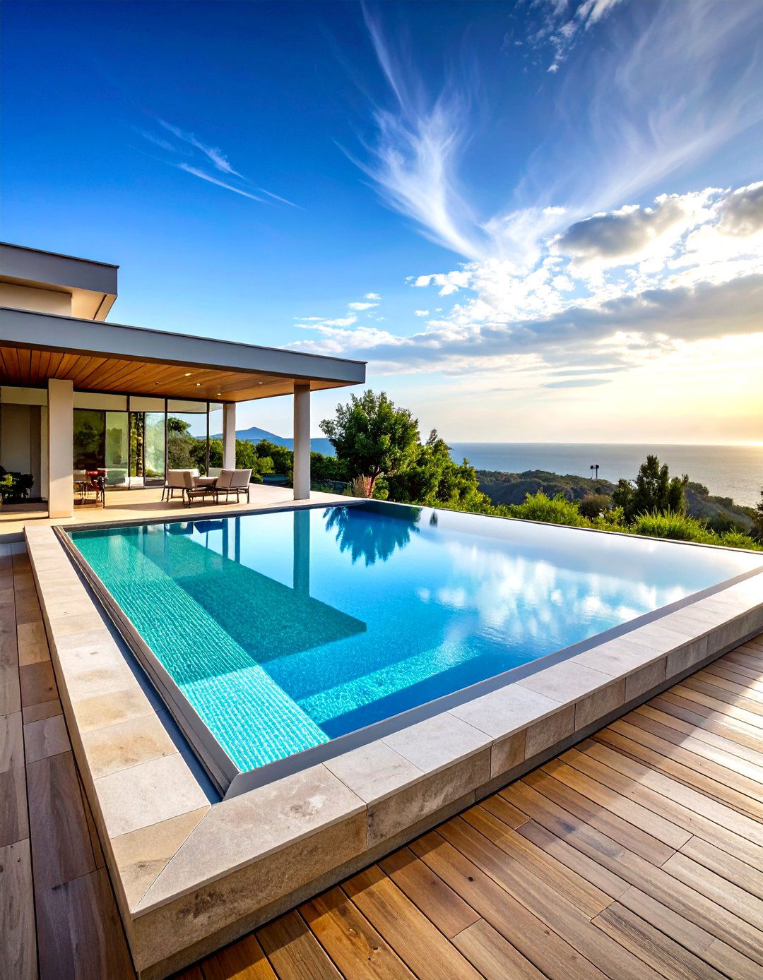 Infinity Edge Swimming Pool with Ocean Views - 24 Swimming Pool Ideas