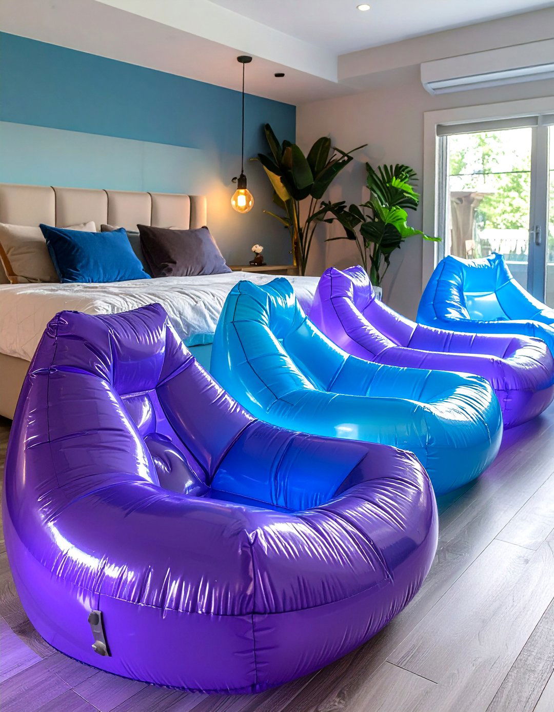 Inflatable Furniture Playground - 24 1990s Interior Design Ideas