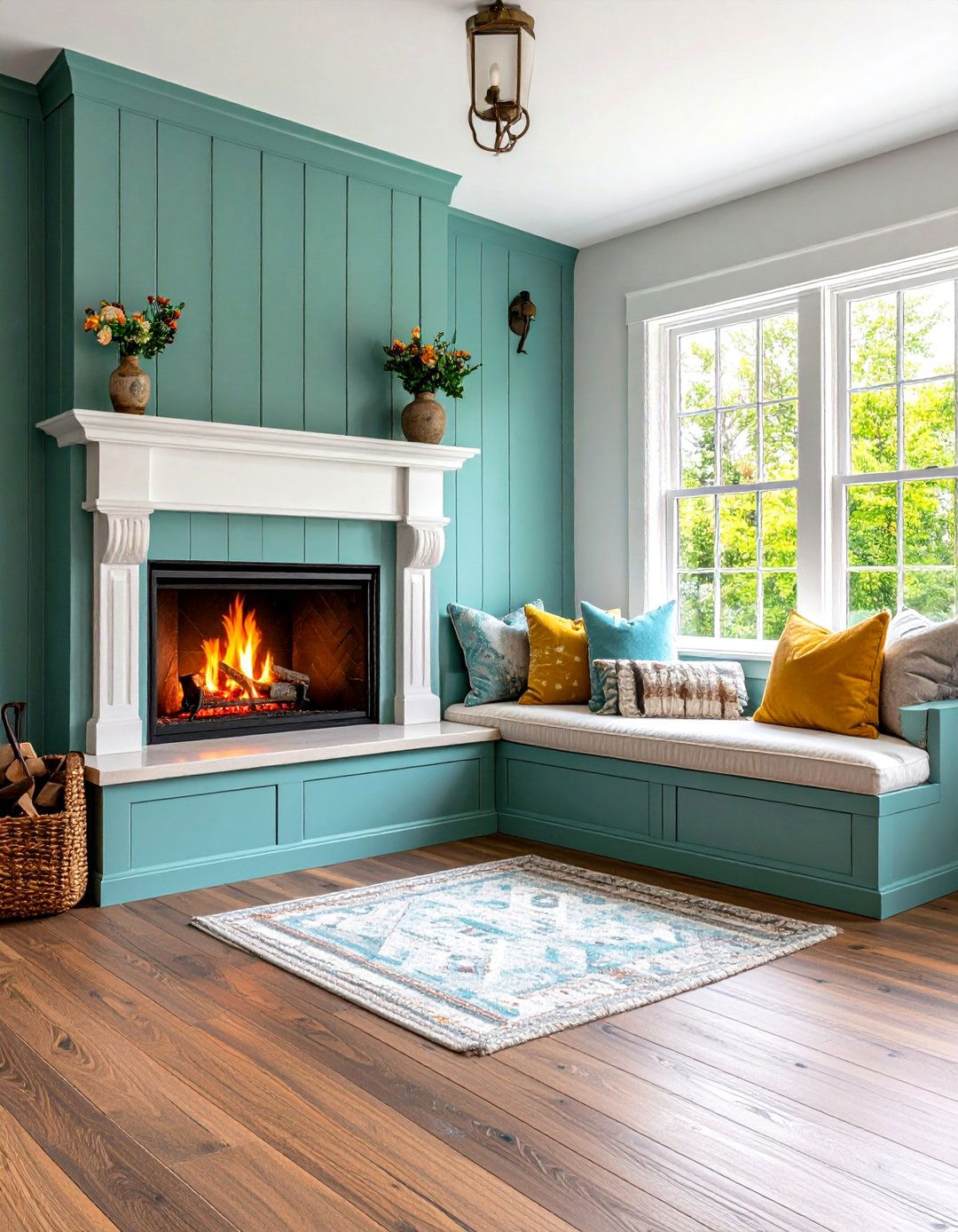 Inglenook Fireplace Nook - 24 Fireplace Seating Ideas