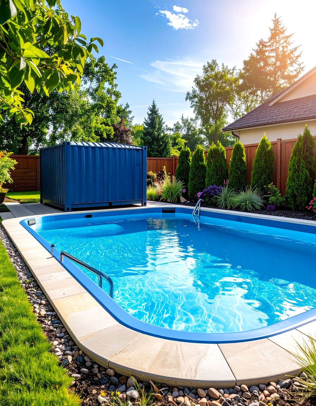 Inground Container Pool Installation - 24 Shipping Container Pools