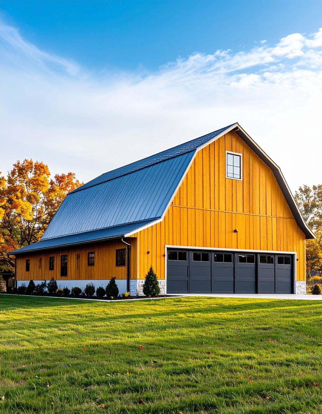 Insulated Panel Energy Efficient - 24 Pole Barn and Barndominium House Exteriors