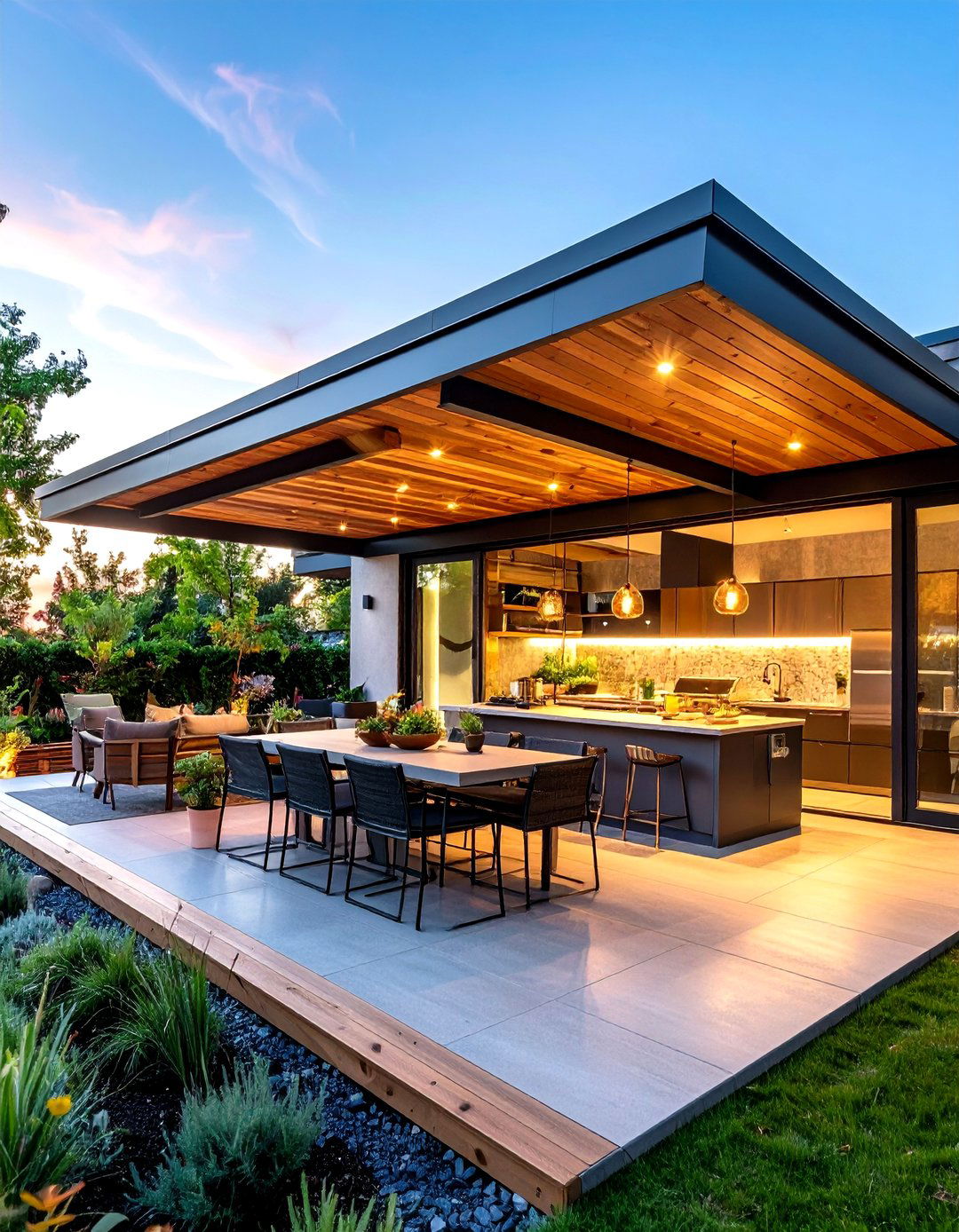 Insulated Panel Roof System - 24 Outdoor Kitchen Roof Ideas