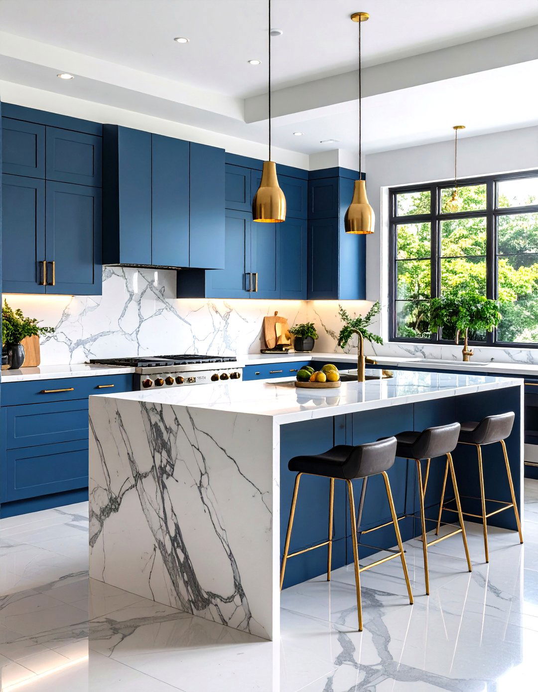 Integrated Backsplash Coordination Systems - 24 Quartz Kitchen Countertops