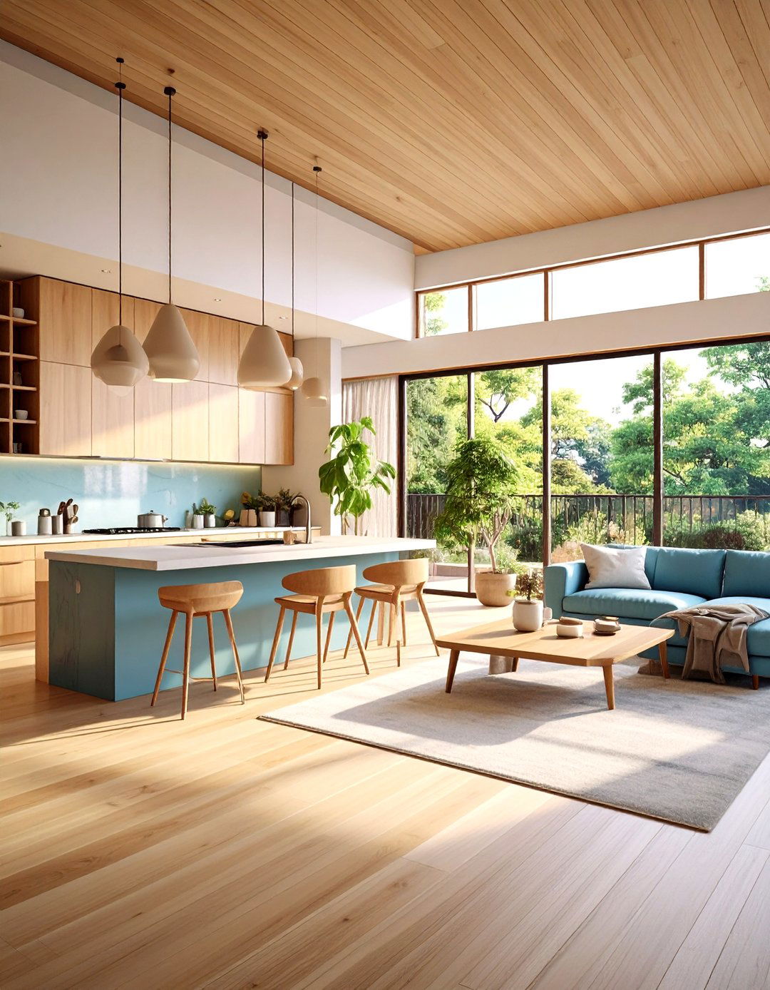 Integrated Living Spaces with Open Floor Plans - 24 Japanese Style Kitchen Ideas