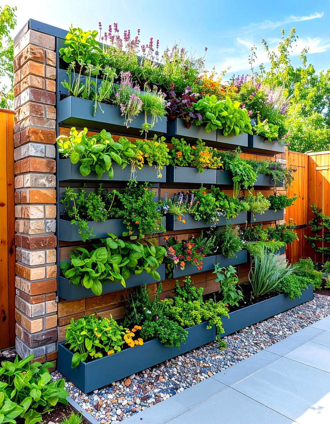 Integrated Planter Wall Systems - 24 Patio Wall Ideas